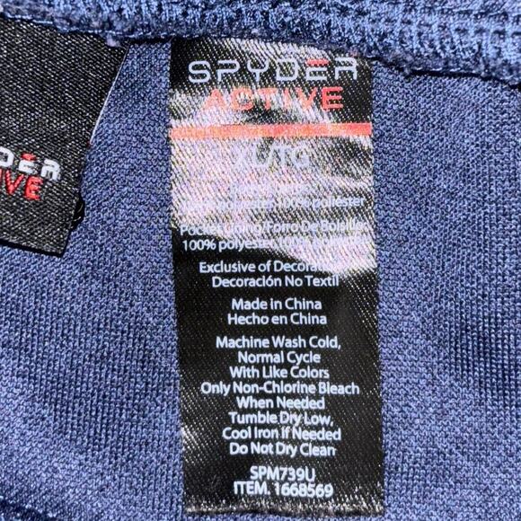 SPYDER Active Dark Blue Sweatpants Mens Size XL - Picture 10 of 11